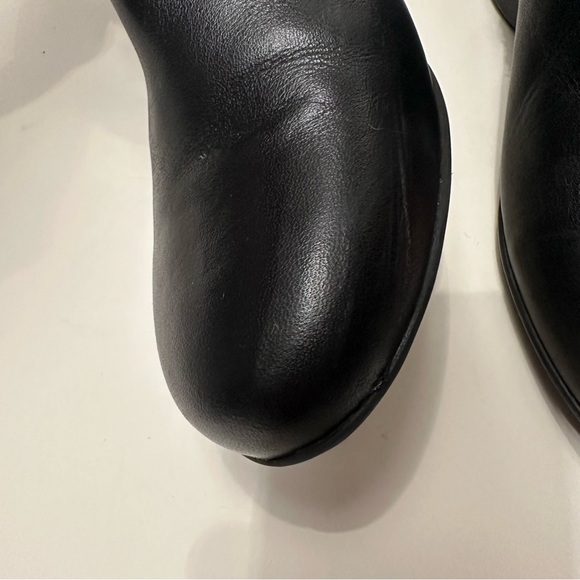 Täōs Elite Women's Leather Ankle Boots Wedge Side Zip size 9-9.5  40 - Picture 4 of 12